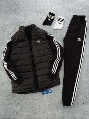 Спортивный костюм мужской Адидас Adidas жилетка носки комплект с олимпийкой осенний весенний XL 2623319150 фото