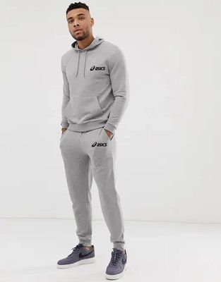Спортивный костюм Мужской Асикс Осенний теплый Asics Худи и штаны M 2355458017 фото