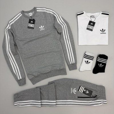 Комплект спортивный костюм Адидас Adidas мужской футболка весенний осенний XXL 2626307252 фото