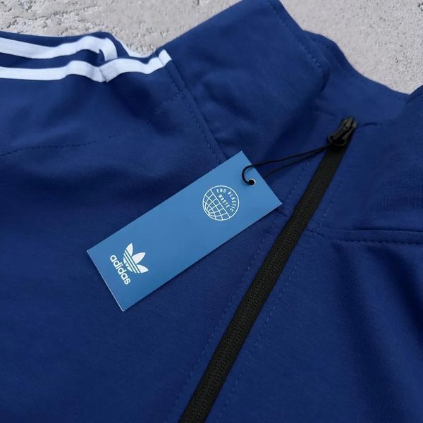 Худі чоловіча з блискавкою Adidas електрик весняна літня осіння спортивна кофта двонитка комір-стійка M 2611821655 фото