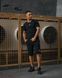 Спортивный комплект мужской Jordan черный футболка шорты летний костюм трикотажный джордан повседневный L 2657859786 фото 3