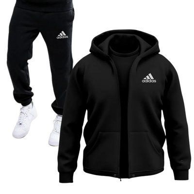 Спортивный костюм Мужской Адидас теплый Осенний Adidas Худи и штаны M 2354906312 фото