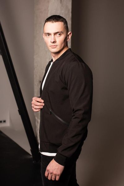 Бомбер чоловічий Softshell Slant pockets чорний куртка з блискавкою легка однотонна осінь весна повсякденна 2666703226 фото