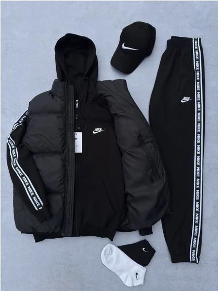 Костюм мужской Найк Nike жилетка кофта штаны кепка весенний осенний XXL 2627657649 фото