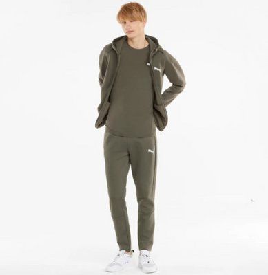 Молодежный Мужской Спортивный костюм пума качественный стильный хаки PUMA XXL 1619112923 фото