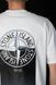 Футболка мужская Stone Island белая спортивная с принтом трикотажная весна лето осень повседневная XXL 2670300237 фото 4
