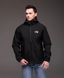 Вітровка чоловіча The North Face Softshell чорна куртка на флісі на блискавці з капюшоном осінь весна нірс фейс XXL 2662622326 фото 4
