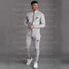 Чоловічий спортивний костюм найк на блискавці сірий NIKE 1596091352 фото 2