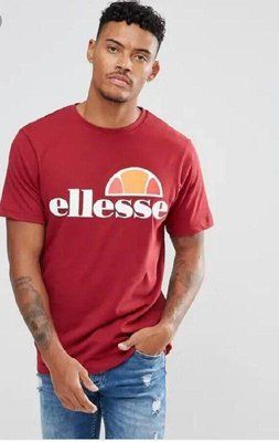 Футболка чоловіча Ellesse червона бавовняна теніска вільного крою XL 2603772484 фото