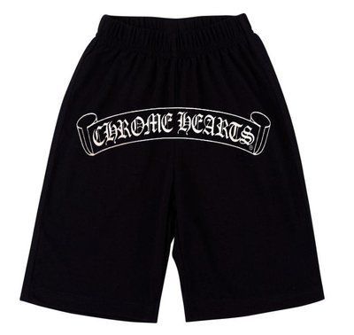 Шорти чоловічі Chrome Hearts чорні трикотажні спортивні повсякденні XL 2605683623 фото