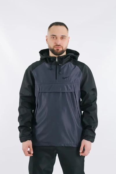 Ветровка анорак куртка мужская Найк "House" Nike серый весенняя осенняя легкая водоотталкивающая XL 2490453850 фото