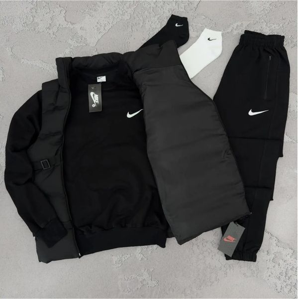 Комплект Найк Nike спортивний костюм чоловічий жилет осінній весняний демісезонний XL 2627325877 фото