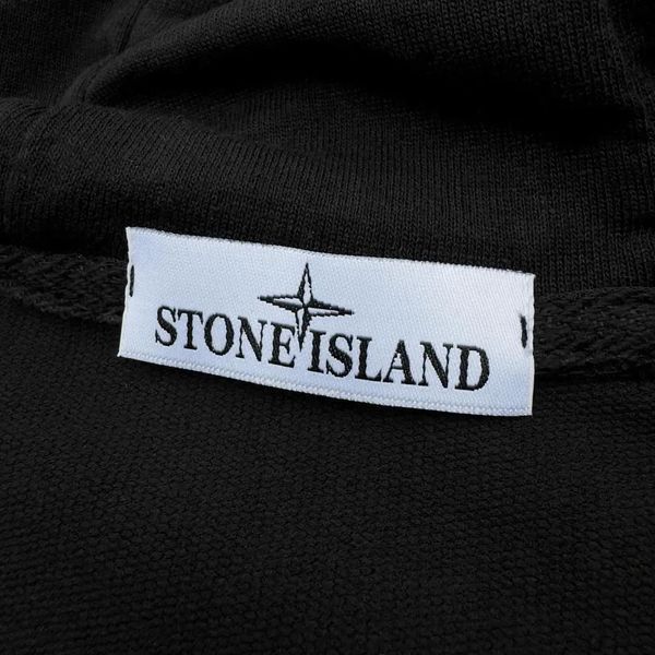 Толстовка мужская Stone Island черная весенняя летняя осенняя кофта с капюшоном двунитка повседневная L 2611829171 фото