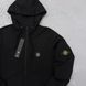 Толстовка мужская Stone Island черная весенняя летняя осенняя кофта с капюшоном двунитка повседневная L 2611829171 фото 2