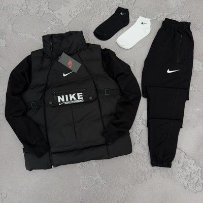 Комплект Найк Nike спортивный костюм мужской жилетка осенний весенний демисезонный XXL 2627325878 фото