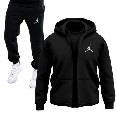 Спортивний костюм Чоловічий Джордан Осінній теплий Jordan Худі та штани XL 2355274205 фото