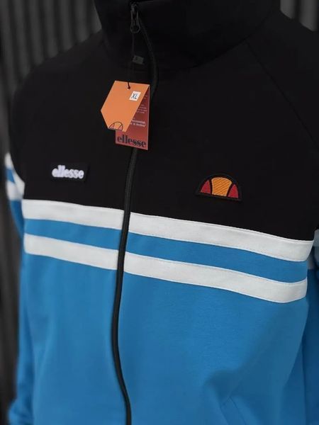 Зип-худи мужская Ellesse голубая весенняя летняя осенняя спортивная кофта воротник-стойкая двунитка повседнев XXL 2611889103 фото