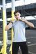 Спортивний комплект чоловічий Nike футболка сіра+ шорти чорні + барсетка костюм літній найк повсякденний XXL 2657447284 фото 9