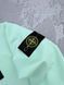 Кофта мужская Stone Island мята осенняя весенняя летняя зип-худи двунитка с капюшоном повседневная S 2611898006 фото 4