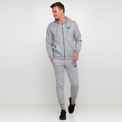 Мужской летний спортивный костюм пума стильный для прогулок серый PUMA L 1618850244 фото