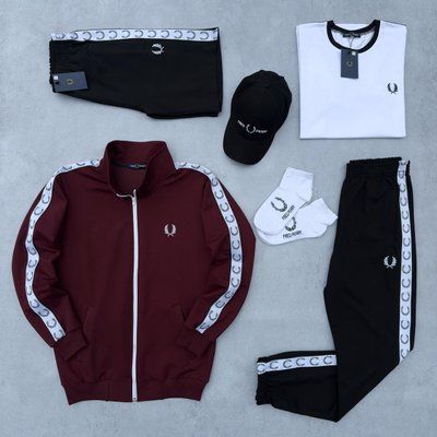 Спортивный костюм Fred Perry мужской футболка шорты кепка весна осень лето фред перри 2630153214 фото
