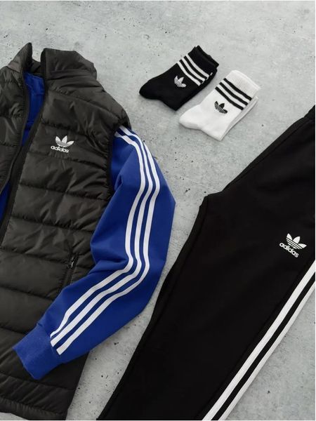 Спортивний костюм чоловічий Адідас Adidas жилет шкарпетки комплект з олімпійкою весняний осінній XXXL 2623434048 фото