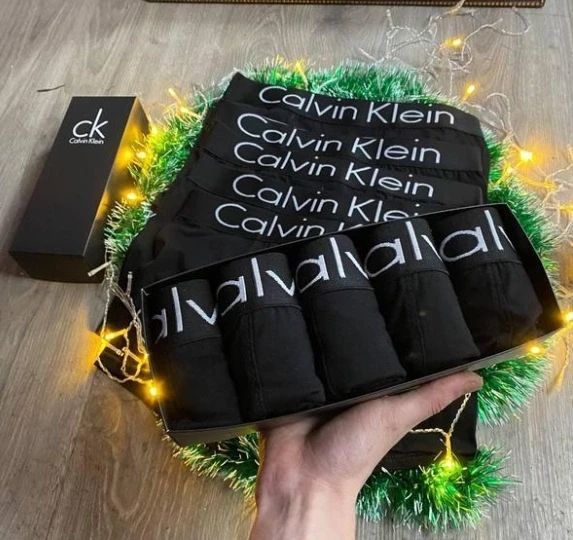 Чоловічі труси Кельвін Кляйн (Calvin Klein) Набір з 5 штук, Набір Чоловічої нижньої білизни - бавовняні 2348438798 фото