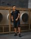 Спортивний комплект чоловічий Jordan чорний футболка шорти літній костюм трикотажний джордан повсякденний 2655165171 фото 4