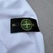 Зіп-худі чоловіча Stone Island біла весняна літня осіння спортивна кофта з капюшоном двонитка повсякденна S 2611833561 фото 4