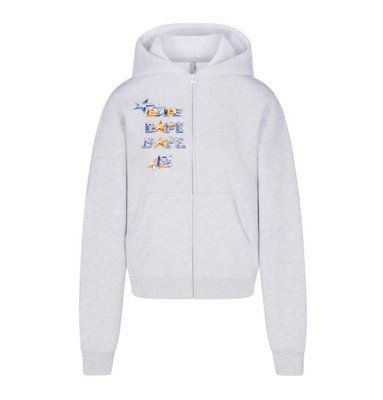 Зіп-худі чоловіча BAPE світла осіння веснянна літня спортивна кофта с капюшоном двонитка повсякденна XL 2611181254 фото