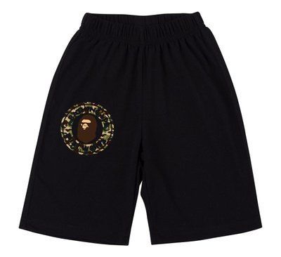 Шорти чоловічі Bape чорні трикотажні спортивні повсякденні 2604053634 фото