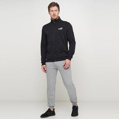 Стильный Мужской Спортивный костюм пума для прогулок черно серый PUMA XXXL 1618858904 фото