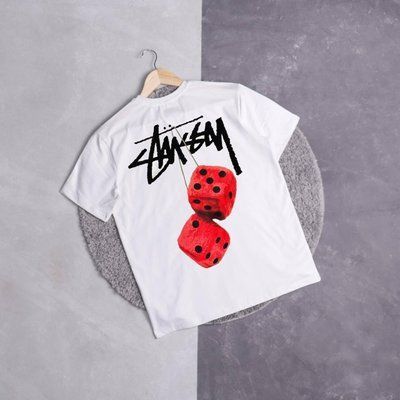 Футболка мужская Stussy Fuzzy loys white белая летняя трикотажная тенниска L 2612863040 фото