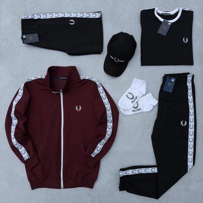 Спортивный костюм Fred Perry мужской футболка шорты кепка весна осень лето фред перри 2630153215 фото