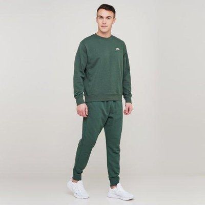 Мужской Спортивный костюм найк без капюшона темно зеленый NIKE XL 1619146860 фото