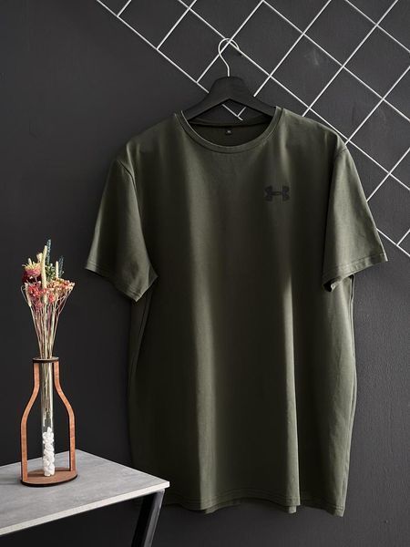 Спортивний Костюм Чоловічий Літній Under Armour чорні шорти хакі футболка спортивний комплект 2606906054 фото