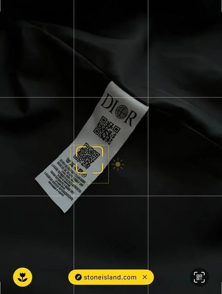 Вітровка чоловіча Stone Island x Dior чорна куртка Стон Айленд x Діор з капюшоном весна осінь повсякденна XL 2661837162 фото