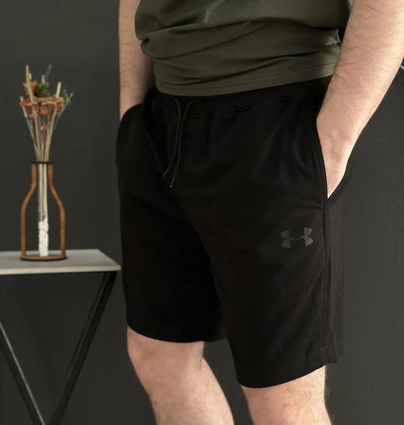 Спортивний Костюм Чоловічий Літній Under Armour чорні шорти хакі футболка спортивний комплект M 2607143314 фото