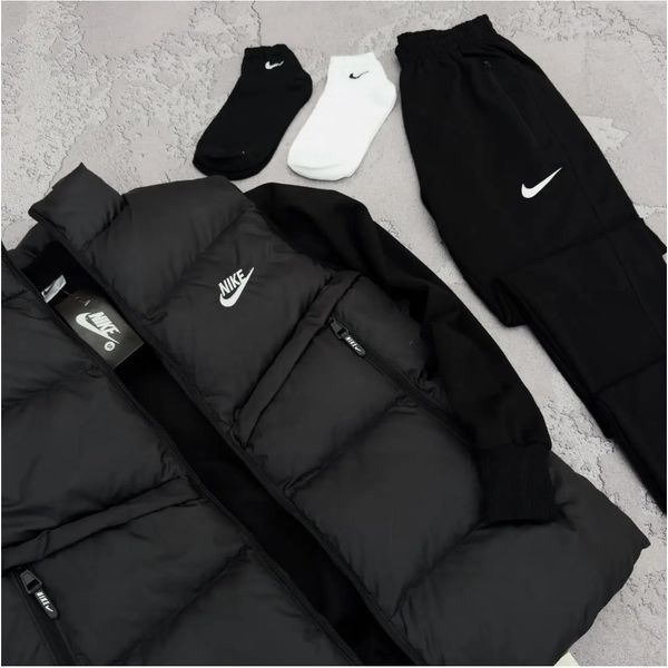 Комплект Найк Nike спортивний костюм чоловічий жилет осінній весняний демісезонний 2627348094 фото