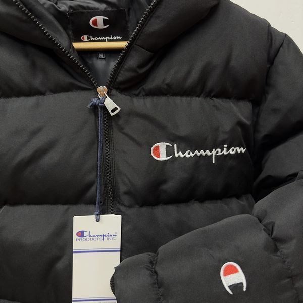 Куртка чоловіча зимова Champion до -25 &deg;C тепла зима чорна Пуховик чоловічий зимовий Чемпіон Преміум'якості M 2018046770 фото