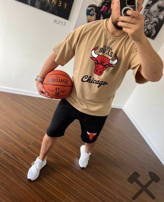 Спортивний Костюм Чоловічий Літній Chicago Bulls оверсайз футболка шорти M 2607078645 фото