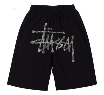 Шорти чоловічі Stussy чорні трикотажні спортивні повсякденні L 2605435695 фото