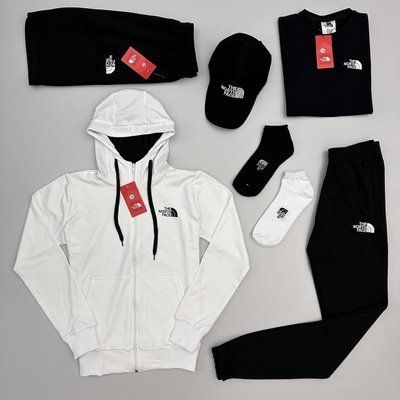 Спортивный костюм мужской The North Face футболка шорты кепка носки комплект Тнф осенний весенний летний S 2629048648 фото