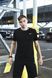 Спортивний комплект чоловічий Nike чорний футболка шорти барсетка костюм літній найк повсякденний L 2657449871 фото 7