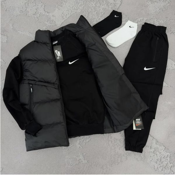 Комплект Найк Nike спортивний костюм чоловічий жилет осінній весняний демісезонний 2627348095 фото