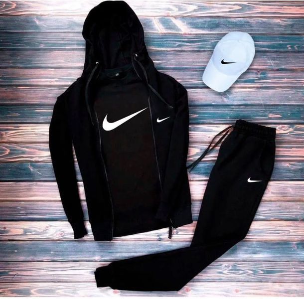 Спортивный костюм мужской футболка бейсболка Найк Nike комплект мужской весна осень 2614037467 фото