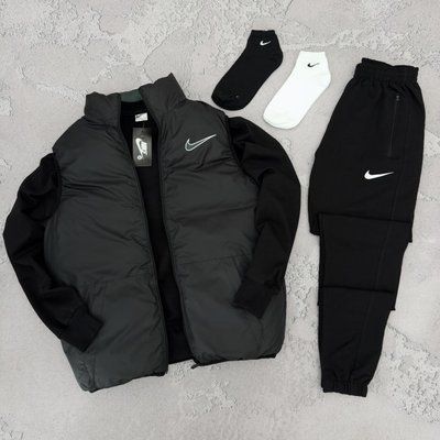 Комплект Найк Nike спортивный костюм мужской жилетка осенний весенний демисезонный XL 2627353132 фото