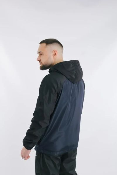 Ветровка анорак куртка мужская Найк "House" Nike синяя весенняя осенняя легкая водоотталкивающая XL 2490463408 фото