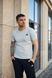 Комплект спортивний чоловічий Adidas сіра футболка+чорні шорти костюм літній трикотажний адідас повсякденний 3XL 2656559494 фото 7