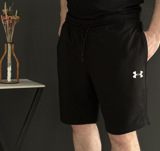 Спортивний Костюм Чоловічий Літній шорти футболка Under Armour чорний спортивний комплект 2606906056 фото
